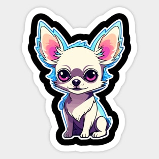 Chihuahua Dog Illustration Sticker